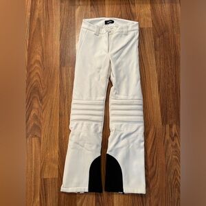 Womens Ogier Size XS Ski Pants White Black